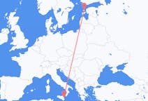 Flights from Kardla, Estonia to Catania, Italy