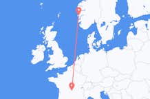 Flyreiser fra Clermont-Ferrand, til Bergen