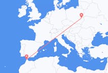 Flights from Tangier, Morocco to Lublin, Poland