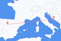 Flyg från Valladolid till Split