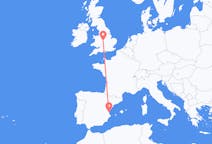 Flights from Valencia, Spain to Birmingham, England