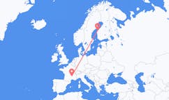 Vluchten van Le Puy-en-Velay, Frankrijk naar Vaasa, Finland