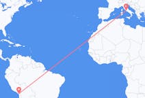 Flyrejser fra Tacna, Peru til Rom, Italien