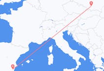 Flights from Murcia in Spain to Kraków in Poland