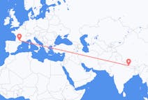 Flyrejser fra Pokhara, Nepal til Toulouse, Frankrig