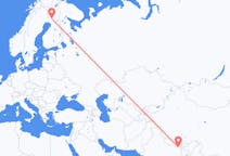 Flyrejser fra Biratnagar, Nepal til Rovaniemi, Finland