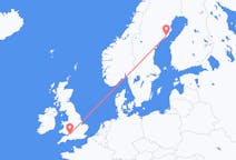 来自英格兰的布里斯托尔目的地 瑞典于默奥的航班