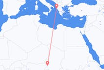 Flyrejser fra N Djamena til Korfu