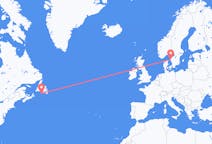 Flyrejser fra Saint-Pierre, Saint Pierre og Miquelon til Göteborg, Sverige