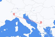 Vuelos de Skopie, Macedonia del Norte a Turín, Italia