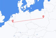 Voos de Maastricht, Holanda para Varsóvia, Polônia