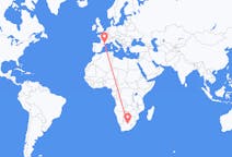 Voos de Kimberley, Cabo Setentrional, África do Sul para Carcassona, França