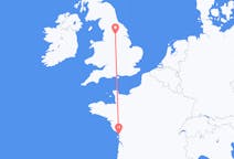 Flights from La Rochelle, France to Leeds, England