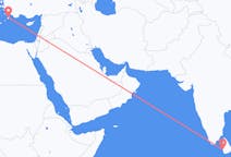出发地 斯里兰卡出发地 科伦坡目的地 希腊罗得岛的航班