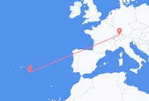 Flyg från Santa Maria, Kap Verde, Portugal till Zürich, Schweiz
