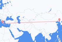 Flights from Dandong, China to Kalamata, Greece