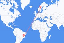 Flights from Belo Horizonte, Brazil to Sveg, Sweden