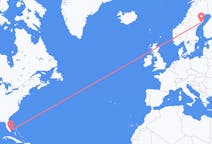 Flyrejser fra Miami til Umeå