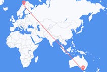 Flights from King Island, Australia to Kiruna, Sweden