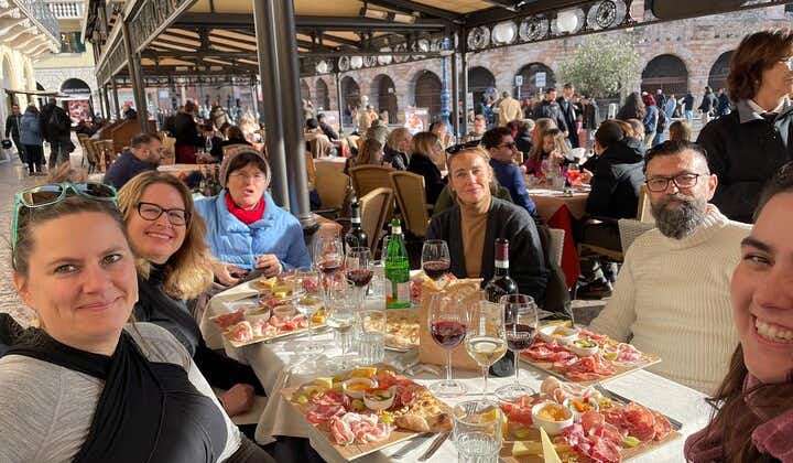 Veronas lokala matprovning och vandringstur med linbana