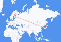 Vuelos de Nagoya, Japón a Jyväskylä, Finlandia