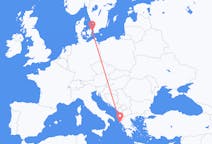 出发地 丹麦出发地 哥本哈根目的地 希腊克基拉市的航班
