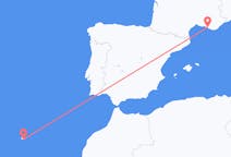 Vluchten van Marseille, Frankrijk naar Funchal, Portugal