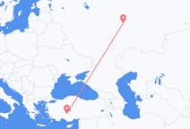 Vols de Kazan, Russie pour Konya, Turquie