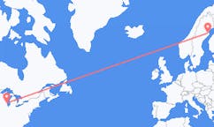 Flights from Milwaukee to Skellefteå