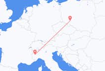 Flyg från Turin, Italien till Wroclaw, Polen