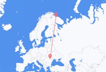Fly fra Murmansk til Bacău