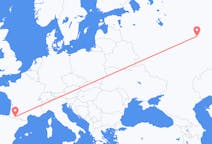 Flights from Yoshkar-Ola, Russia to Lourdes, France