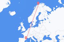 Flights from Sørkjosen to Barcelona