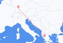 Vluchten van Ioánnina, Griekenland naar Stuttgart, Duitsland