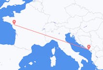 Flyg från Tivat, Montenegro till Nantes, Frankrike