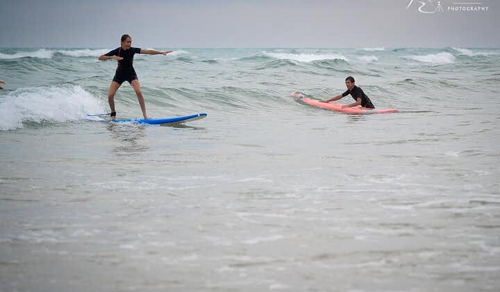 Privata surflektioner för nybörjare i Baskien