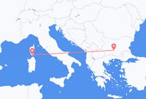 Flights from Figari to Plovdiv