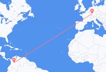 Flights from El Dorado International to Karlsruhe