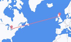 Flyreiser fra London, til Dundee
