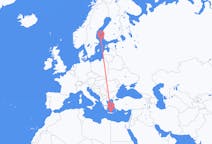 Flyrejser fra Mariehamn, Åland til Iraklio, Grækenland