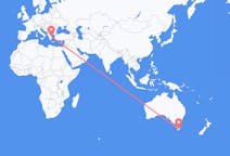 Flyreiser fra Hobart, Australia til Skiathos, Hellas