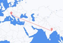 Flyreiser fra Jhārsuguda, India til Venezia, Italia