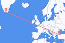 Flights from Qaqortoq to Istanbul