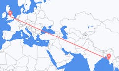 Flights from Ann, Myanmar (Burma) to Birmingham, the United Kingdom