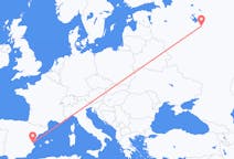 Flights from Yaroslavl, Russia to Valencia, Spain