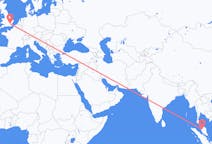 Flyrejser fra Ipoh, Malaysia til London, England