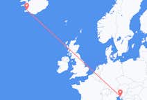 Flyg från Trieste, Italien till Reykjavík, Island