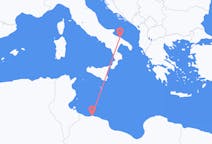 Flyrejser fra Tripoli til Bari