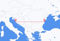 Flights from Zadar, Croatia to Constanța, Romania