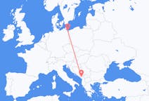 Flights from Heringsdorf, Germany to Podgorica, Montenegro